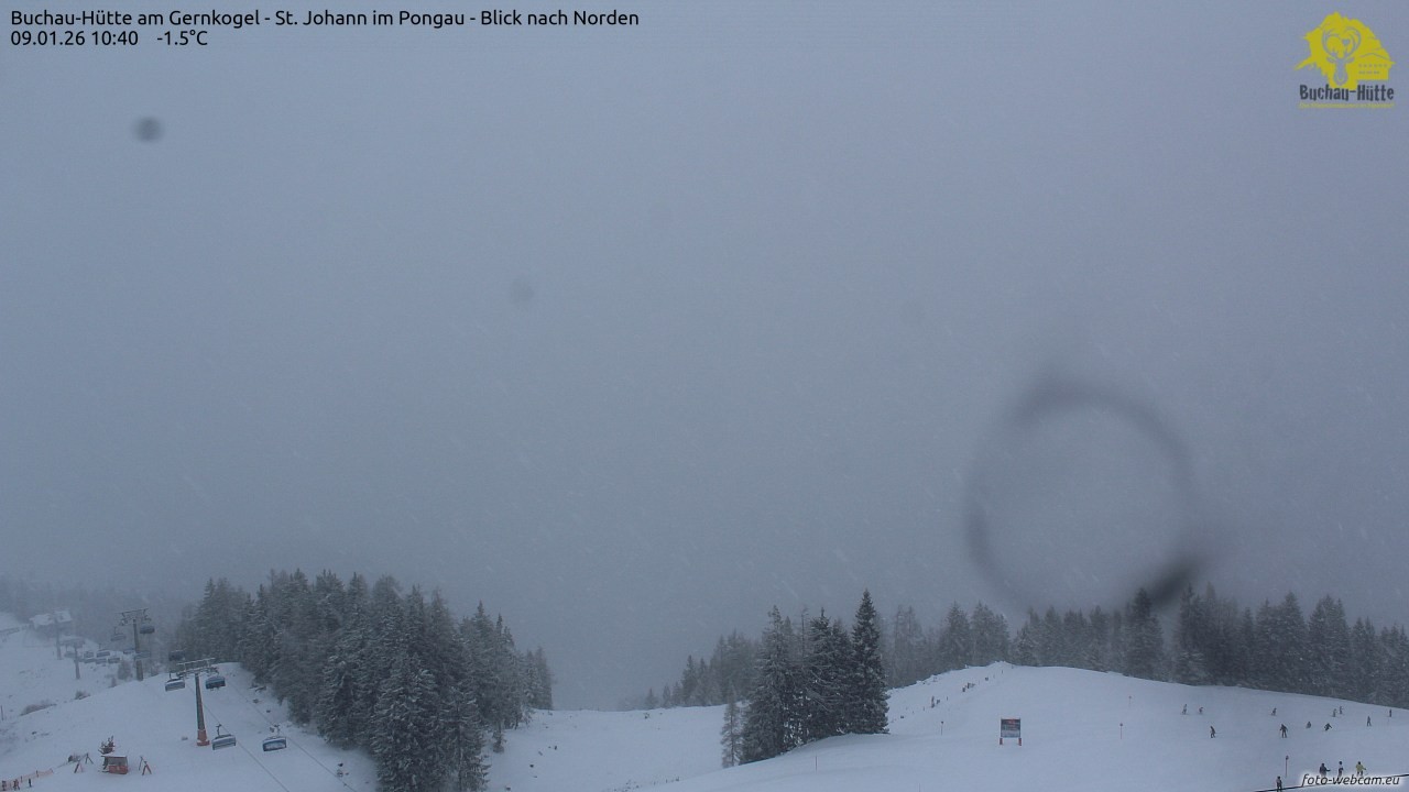 Archived image Webcam Gernkogel - View to the North