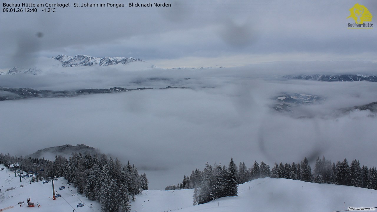 Archived image Webcam Gernkogel - View to the North
