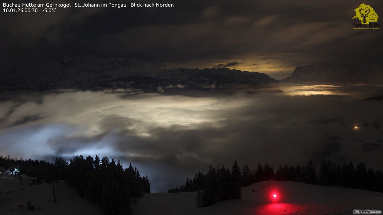 Archiv Foto Webcam Buchau-Hütte am Gernkogel - St. Johann