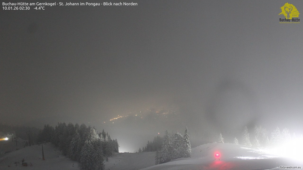 Archiv Foto Webcam Buchau-Hütte am Gernkogel - St. Johann