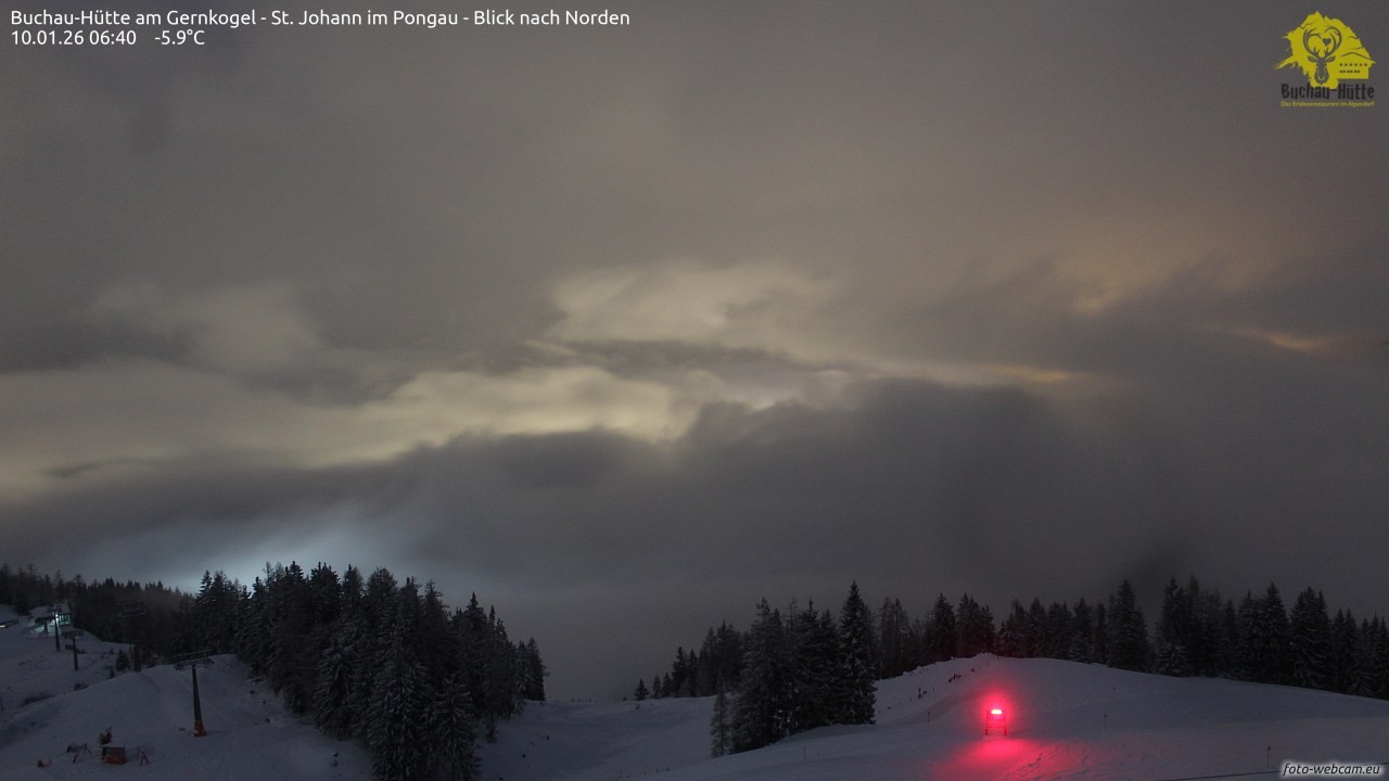 Archiv Foto Webcam Buchau-Hütte am Gernkogel - St. Johann