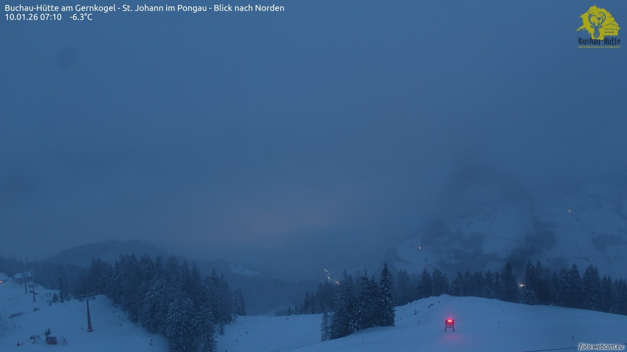 Archiv Foto Webcam Buchau-Hütte am Gernkogel - St. Johann
