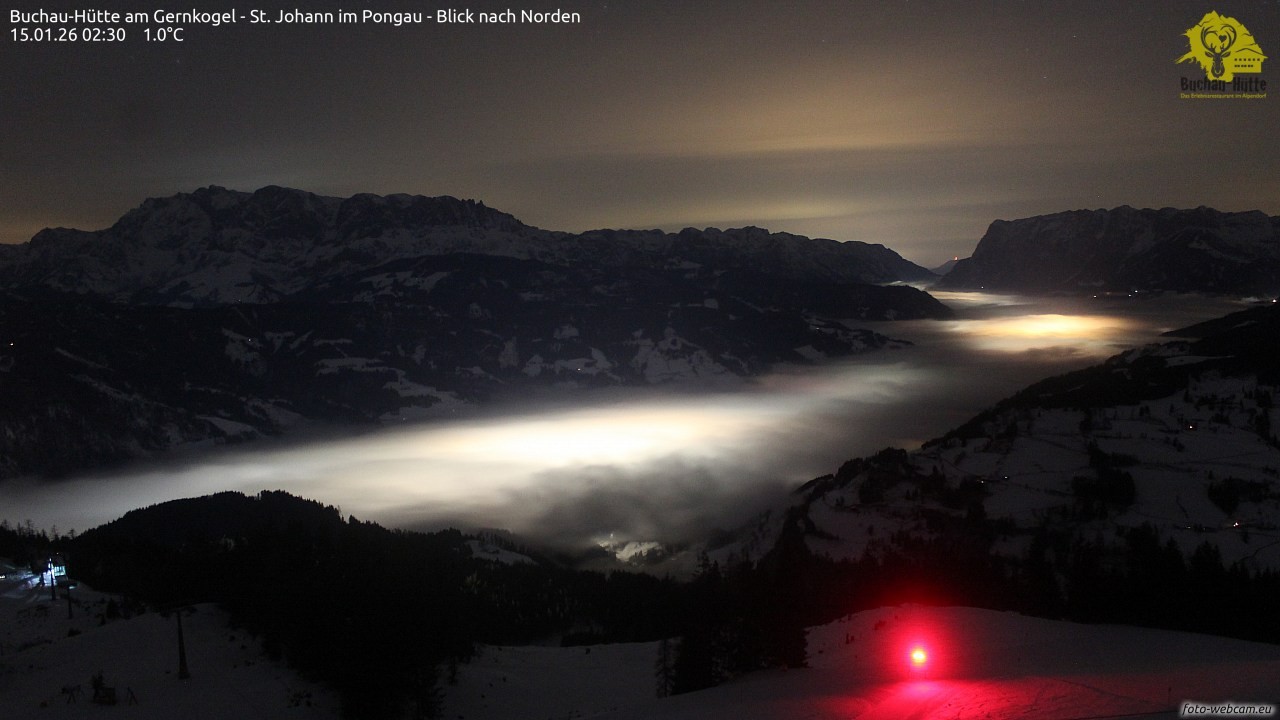 Archiv Foto Webcam Buchau-Hütte am Gernkogel - St. Johann