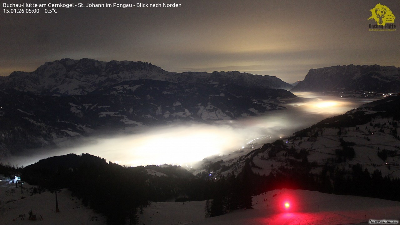 Archiv Foto Webcam Buchau-Hütte am Gernkogel - St. Johann