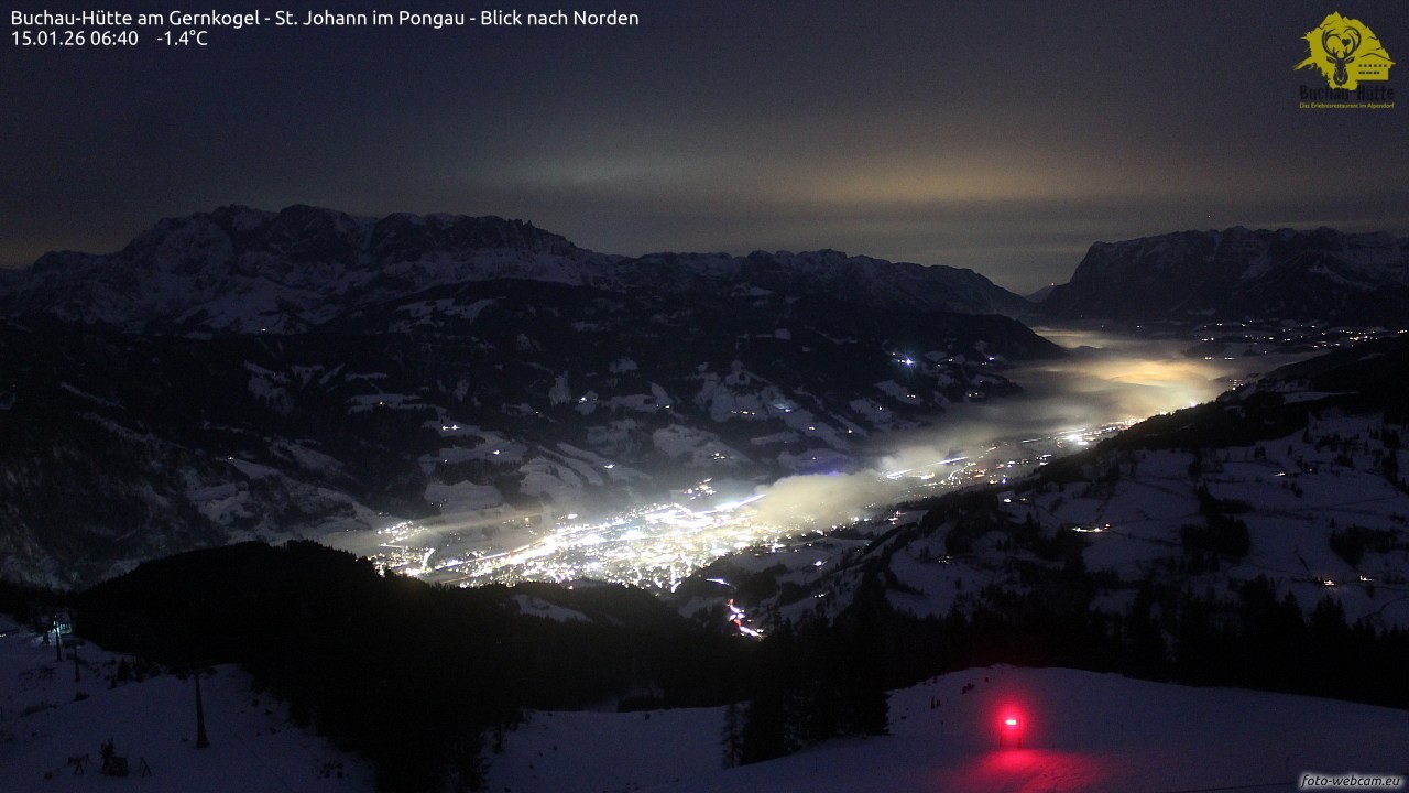 Archiv Foto Webcam Buchau-Hütte am Gernkogel - St. Johann