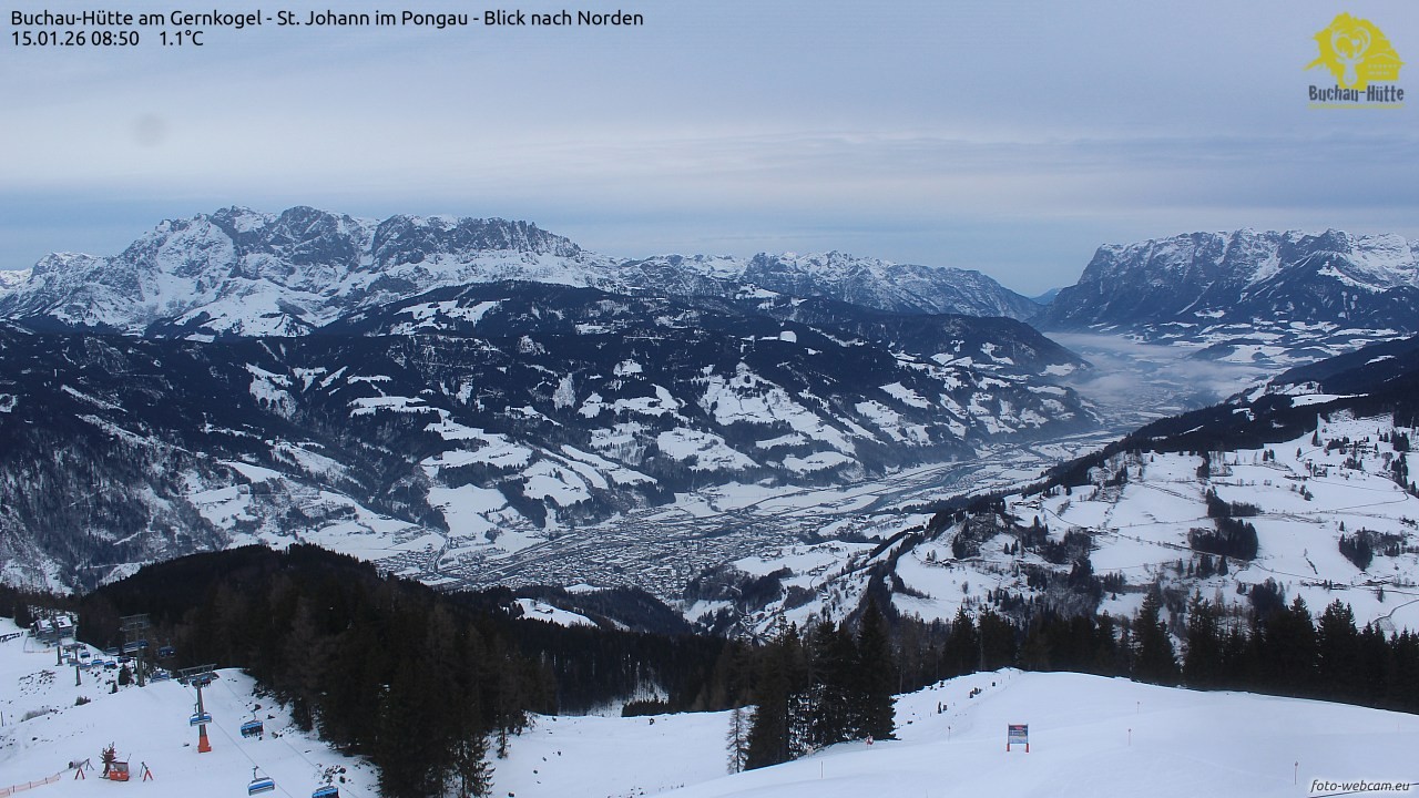 Archiv Foto Webcam Buchau-Hütte am Gernkogel - St. Johann