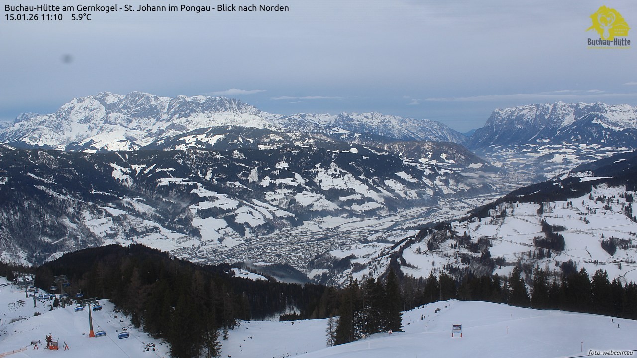 Archiv Foto Webcam Buchau-Hütte am Gernkogel - St. Johann