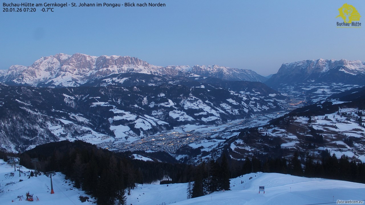 Archived image Webcam Gernkogel - View to the North