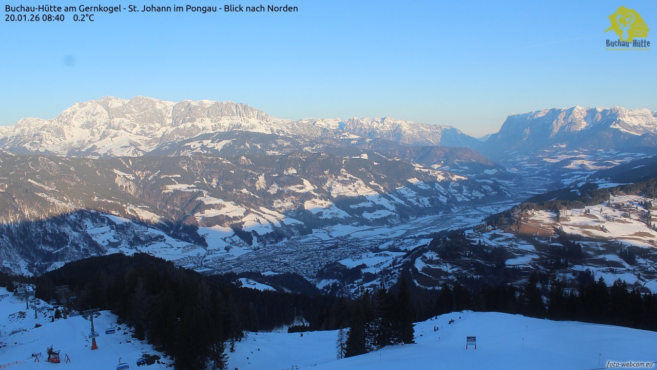 Archived image Webcam Gernkogel - View to the North