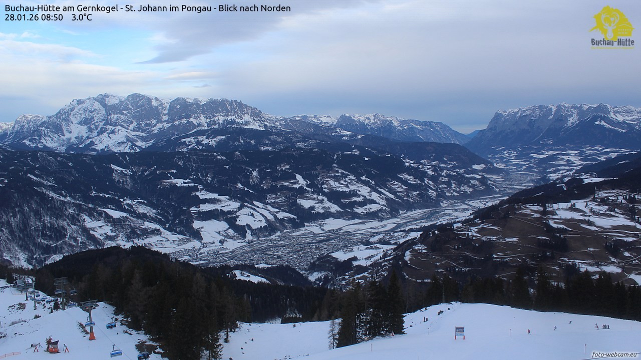 Archived image Webcam Gernkogel - View to the North