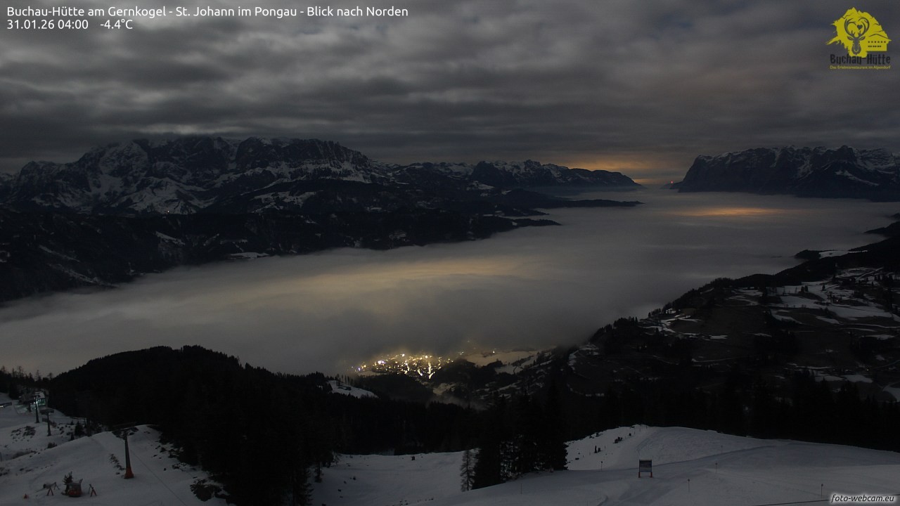 Archiv Foto Webcam Buchau-Hütte am Gernkogel - St. Johann