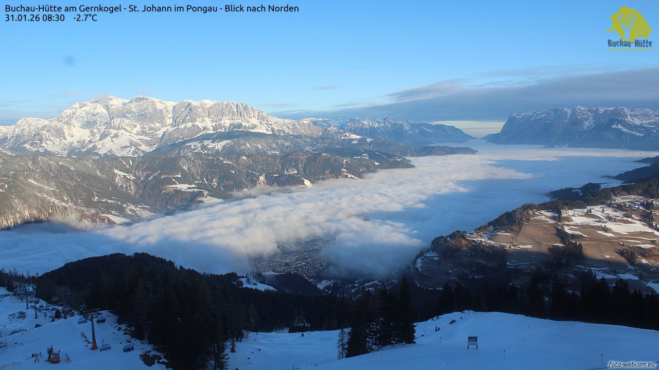 Archiv Foto Webcam Buchau-Hütte am Gernkogel - St. Johann