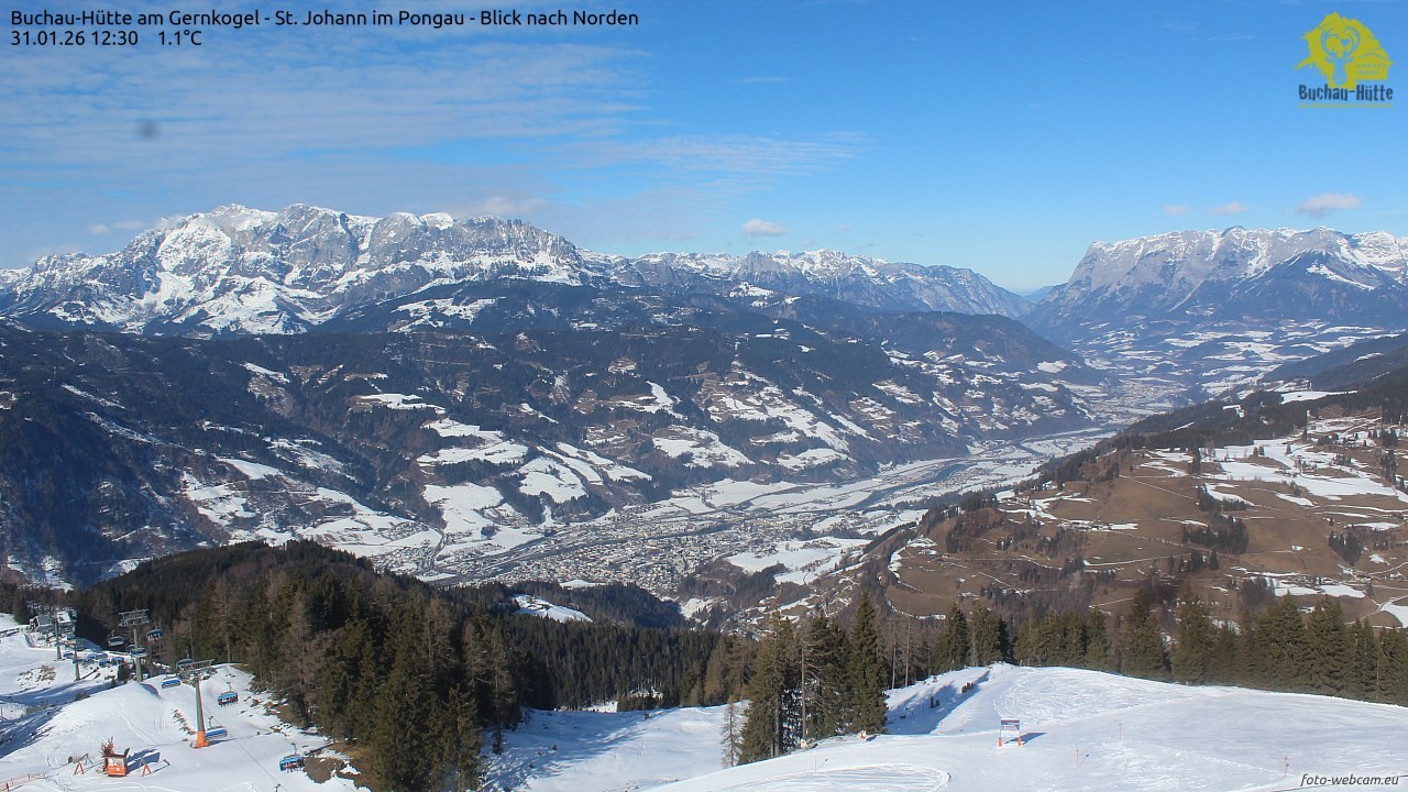 Archiv Foto Webcam Buchau-Hütte am Gernkogel - St. Johann