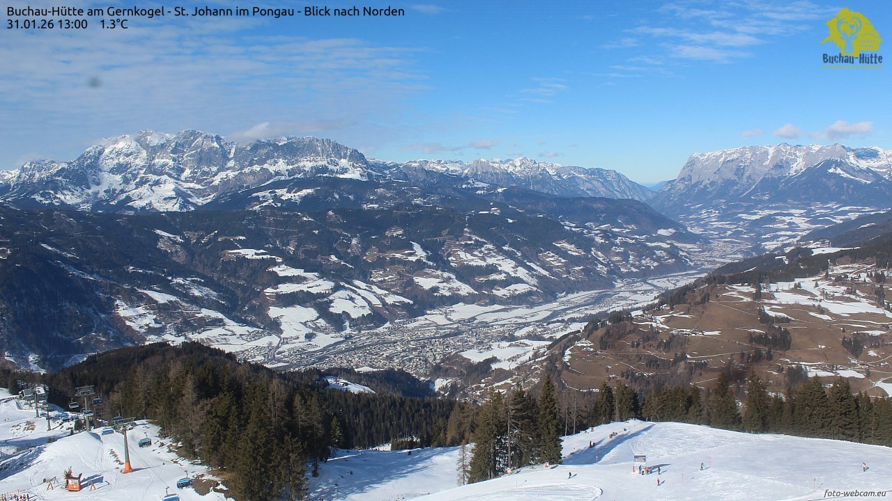 Archiv Foto Webcam Buchau-Hütte am Gernkogel - St. Johann