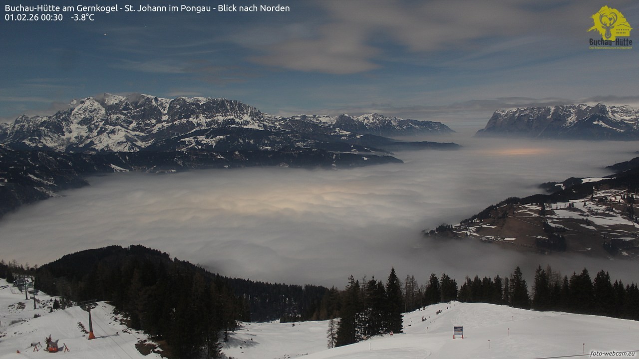 Archiv Foto Webcam Buchau-Hütte am Gernkogel - St. Johann