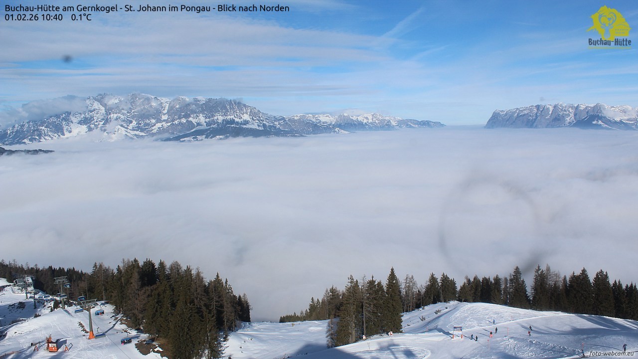 Archiv Foto Webcam Buchau-Hütte am Gernkogel - St. Johann