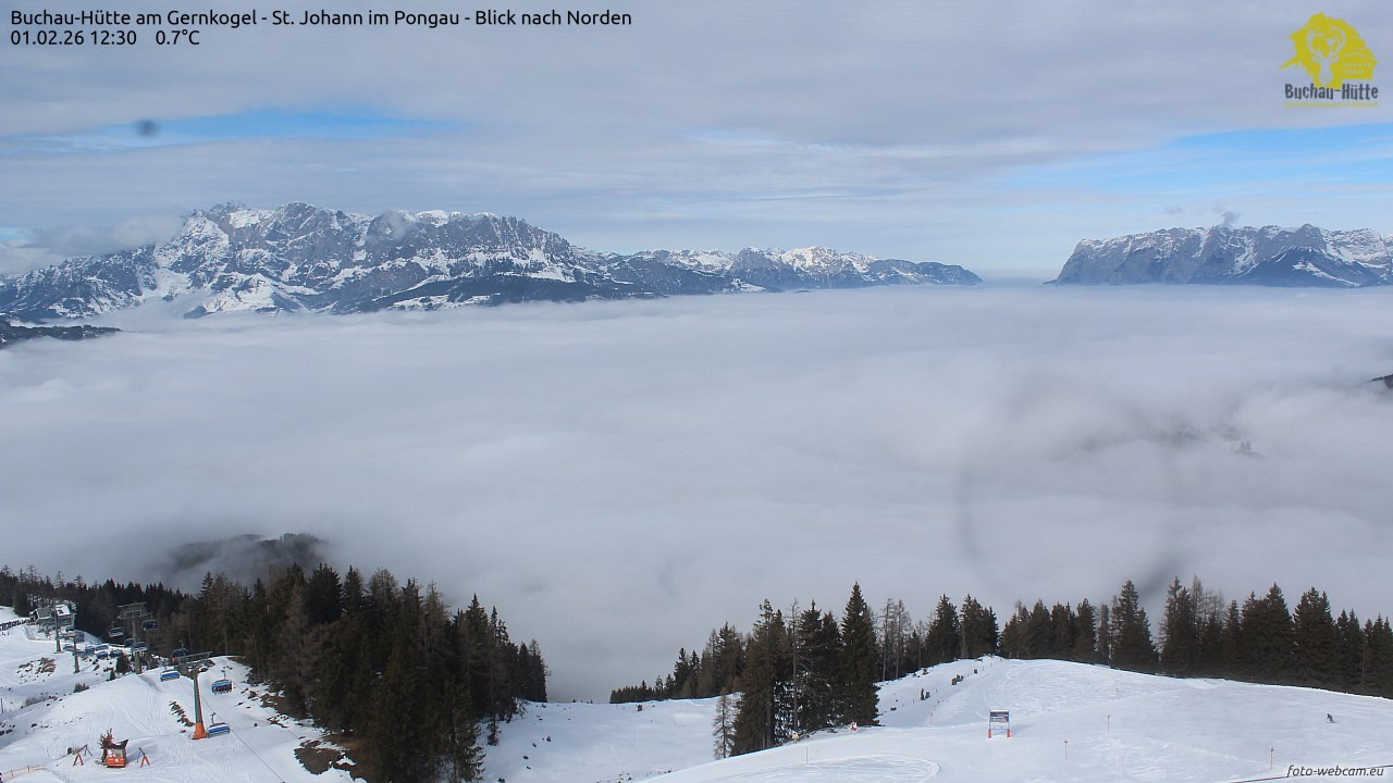 Archiv Foto Webcam Buchau-Hütte am Gernkogel - St. Johann