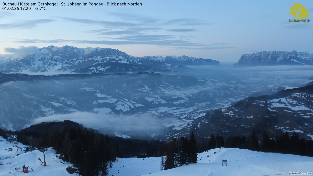 Archiv Foto Webcam Buchau-Hütte am Gernkogel - St. Johann