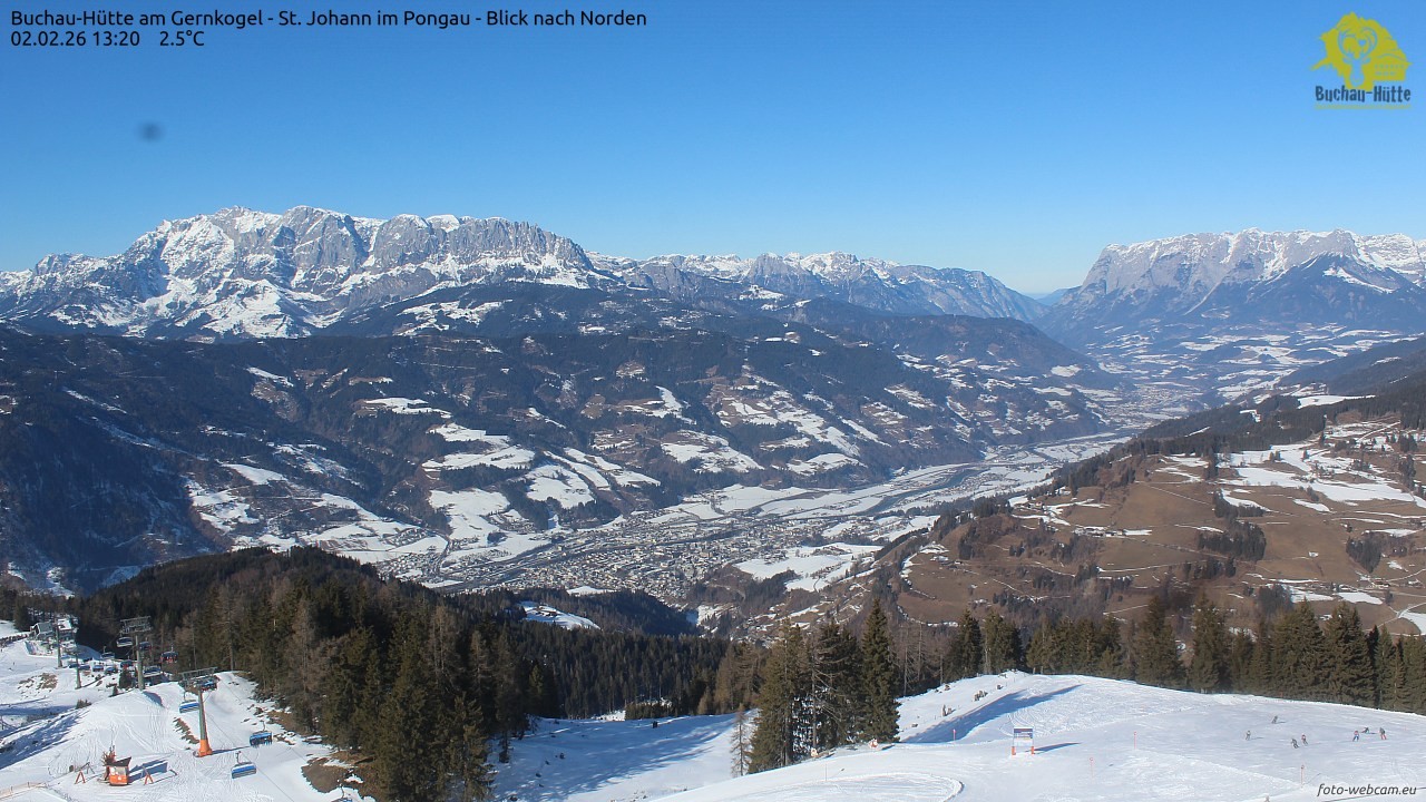 Archiv Foto Webcam Buchau-Hütte am Gernkogel - St. Johann