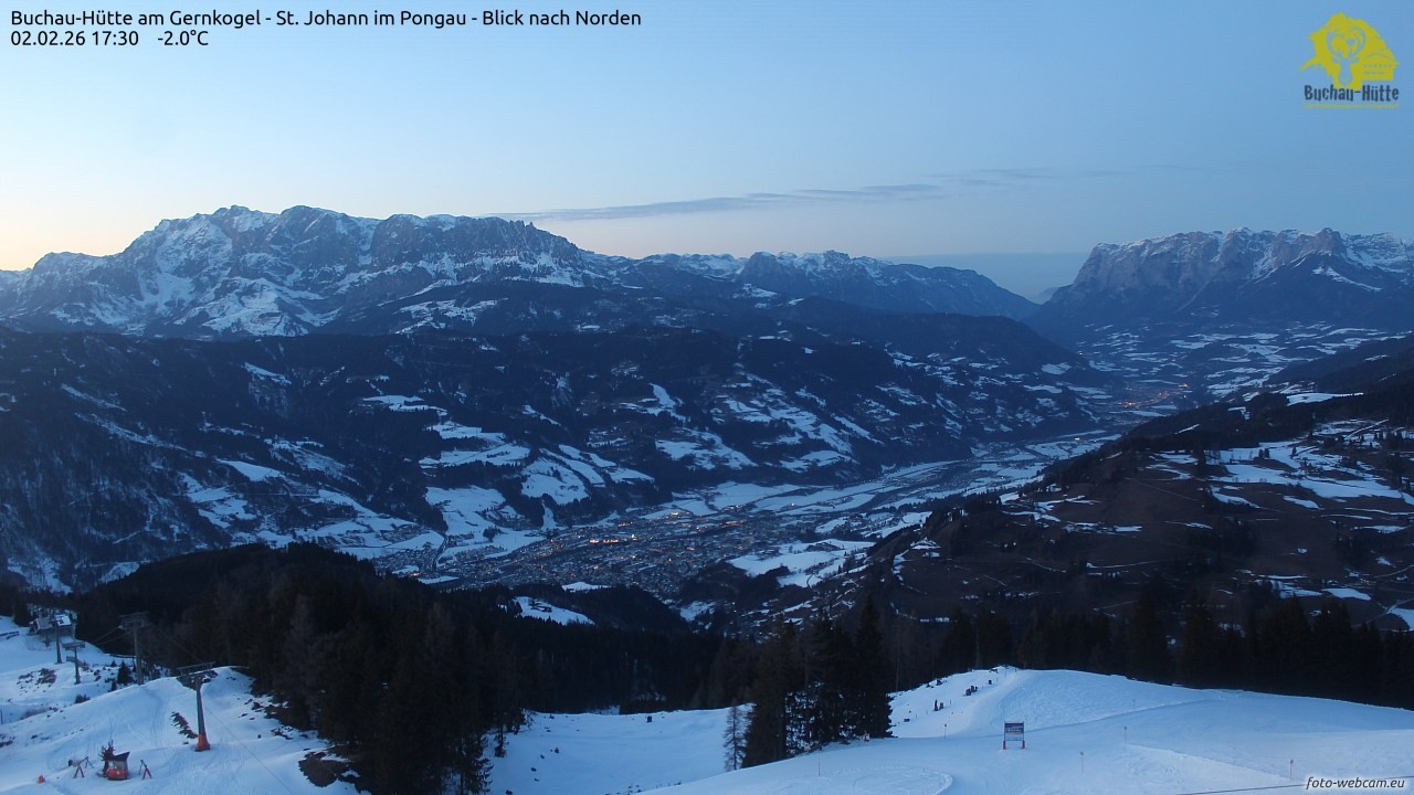 Archiv Foto Webcam Buchau-Hütte am Gernkogel - St. Johann