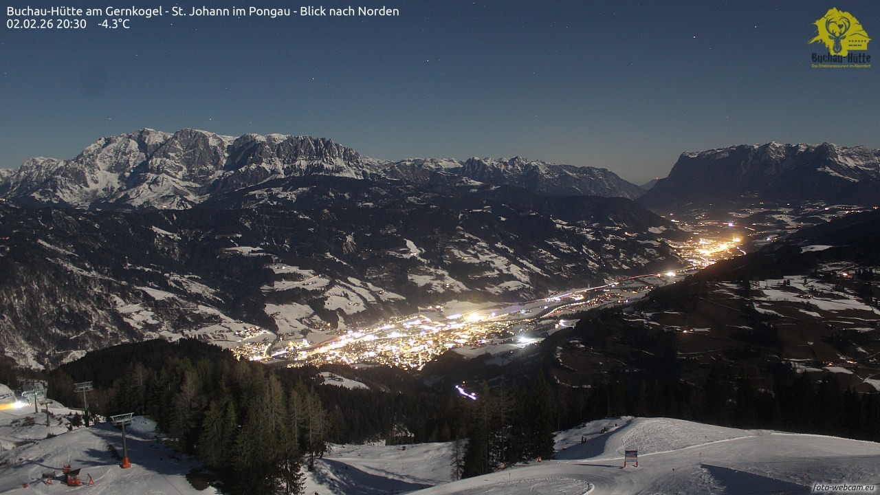 Archived image Webcam Gernkogel - View to the North