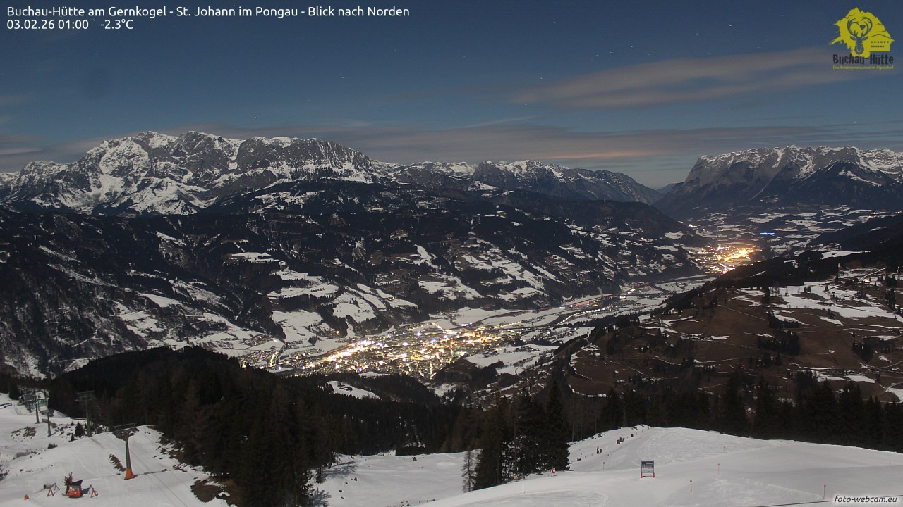 Archiv Foto Webcam Buchau-Hütte am Gernkogel - St. Johann
