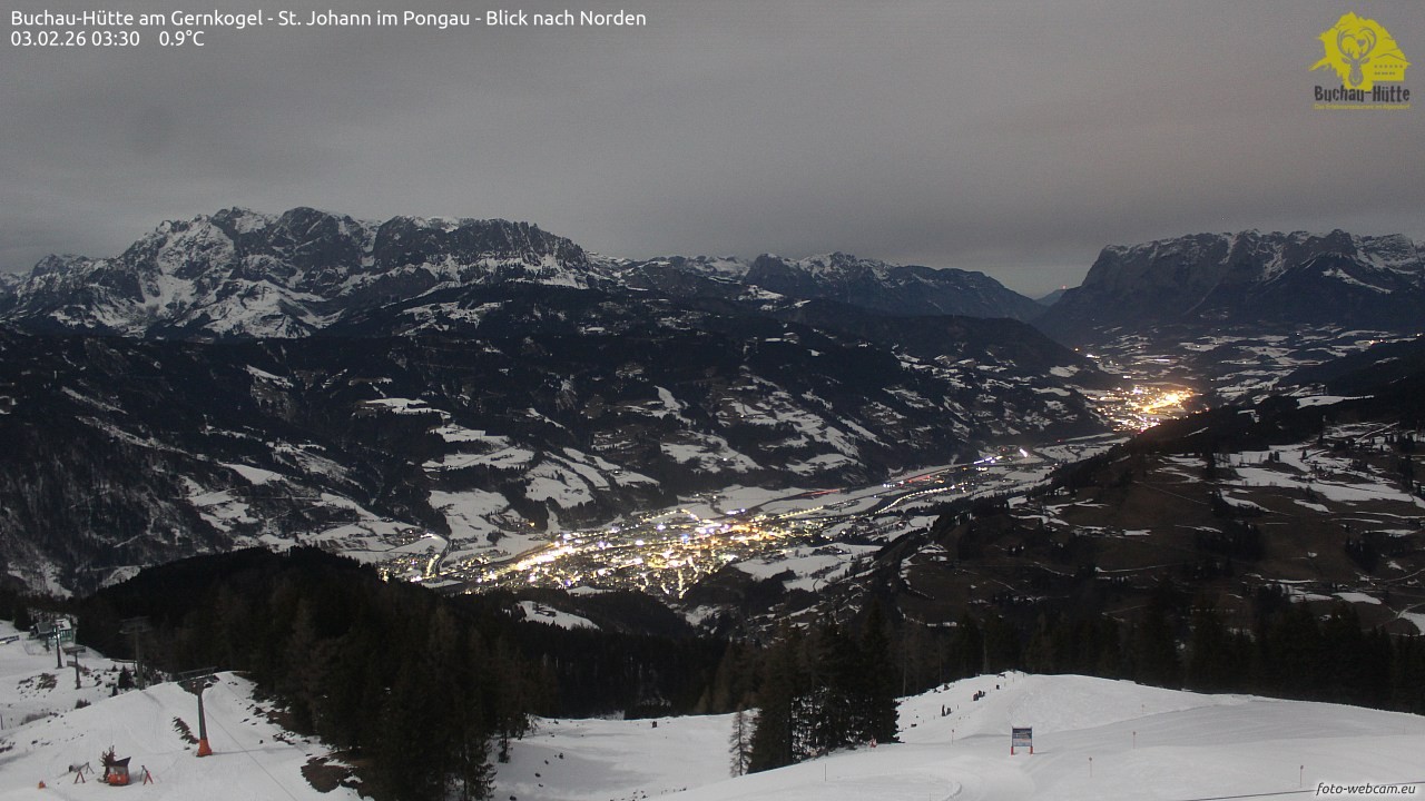 Archiv Foto Webcam Buchau-Hütte am Gernkogel - St. Johann