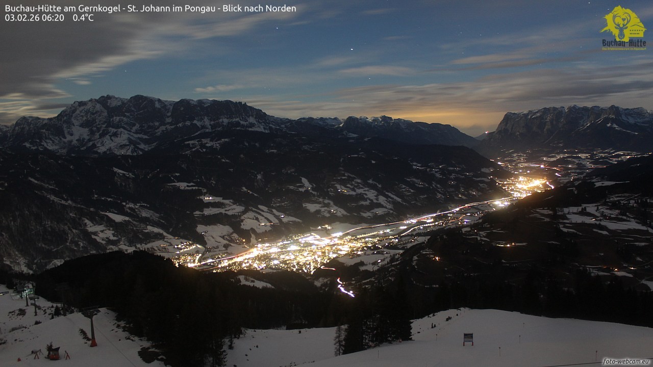 Archiv Foto Webcam Buchau-Hütte am Gernkogel - St. Johann