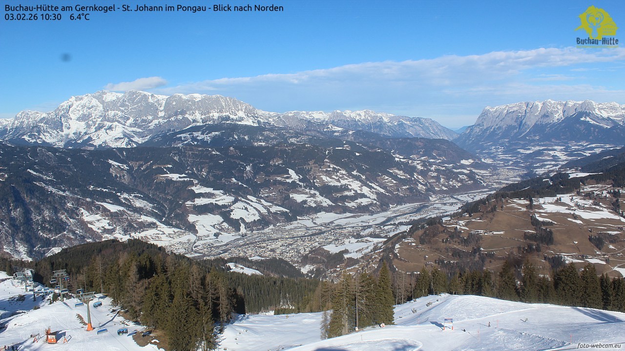 Archiv Foto Webcam Buchau-Hütte am Gernkogel - St. Johann