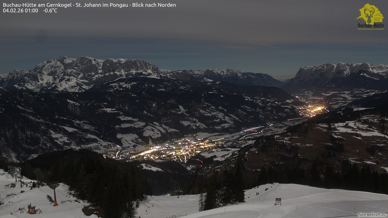 Archiv Foto Webcam Buchau-Hütte am Gernkogel - St. Johann