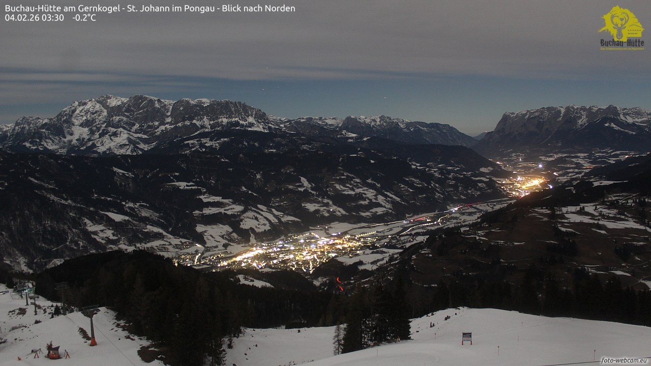 Archiv Foto Webcam Buchau-Hütte am Gernkogel - St. Johann