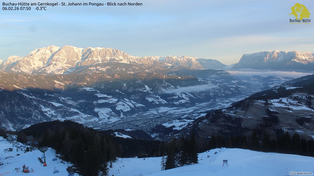 Archived image Webcam Gernkogel - View to the North