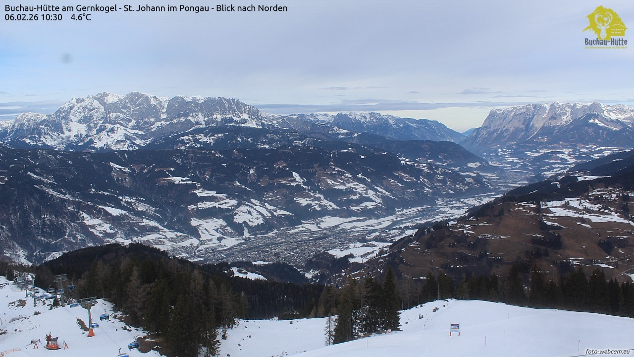 Archived image Webcam Gernkogel - View to the North