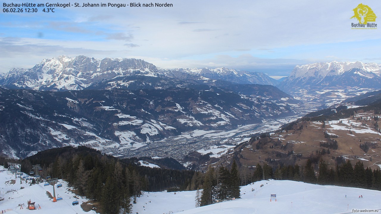 Archived image Webcam Gernkogel - View to the North