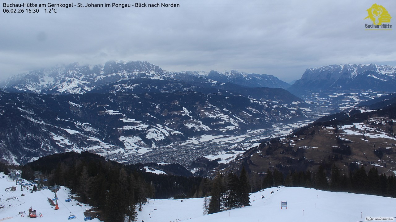 Archiv Foto Webcam Buchau-Hütte am Gernkogel - St. Johann