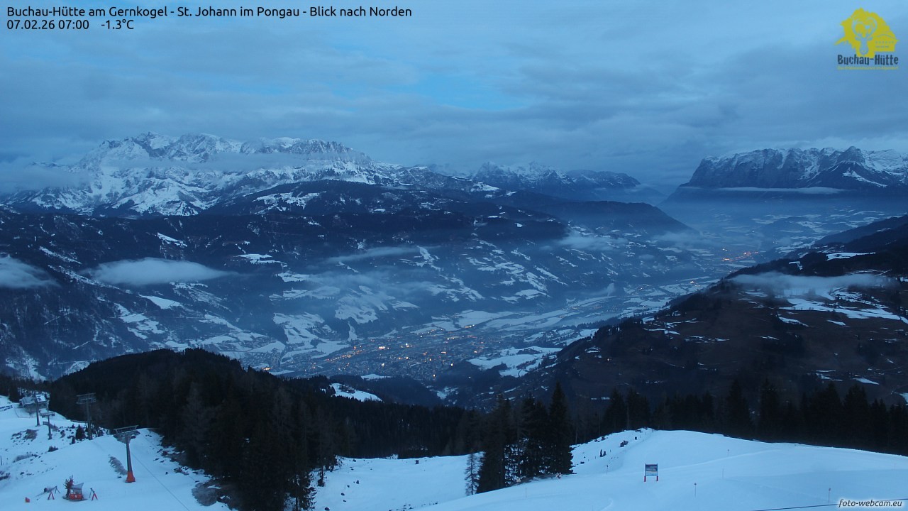 Archived image Webcam Gernkogel - View to the North