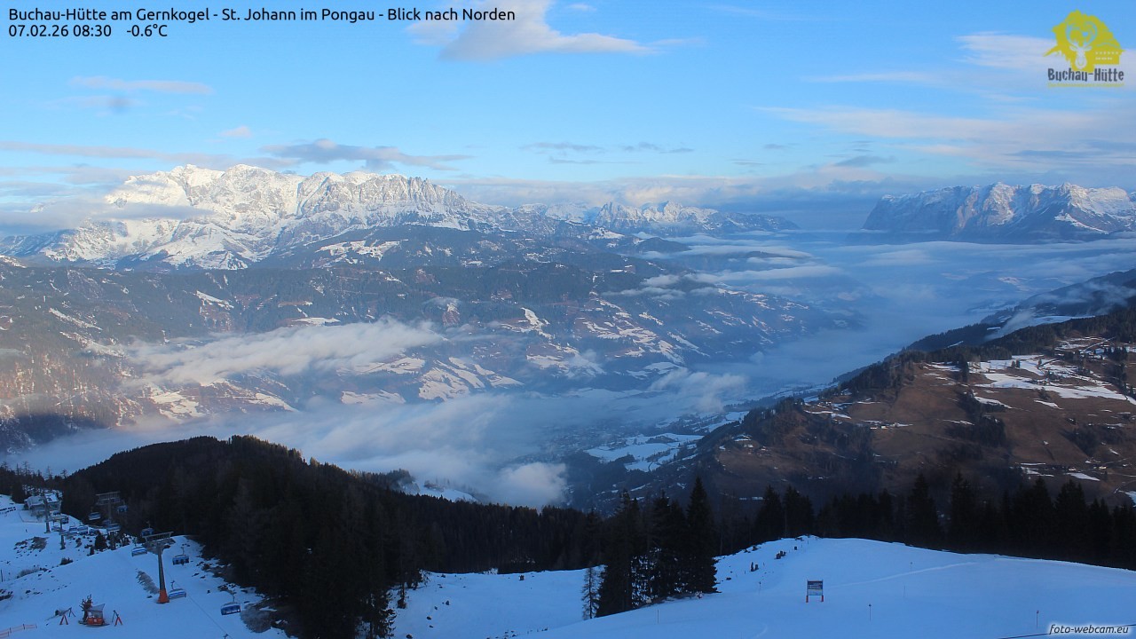 Archived image Webcam Gernkogel - View to the North