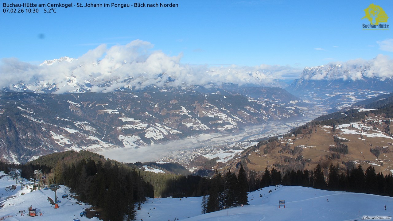 Archived image Webcam Gernkogel - View to the North