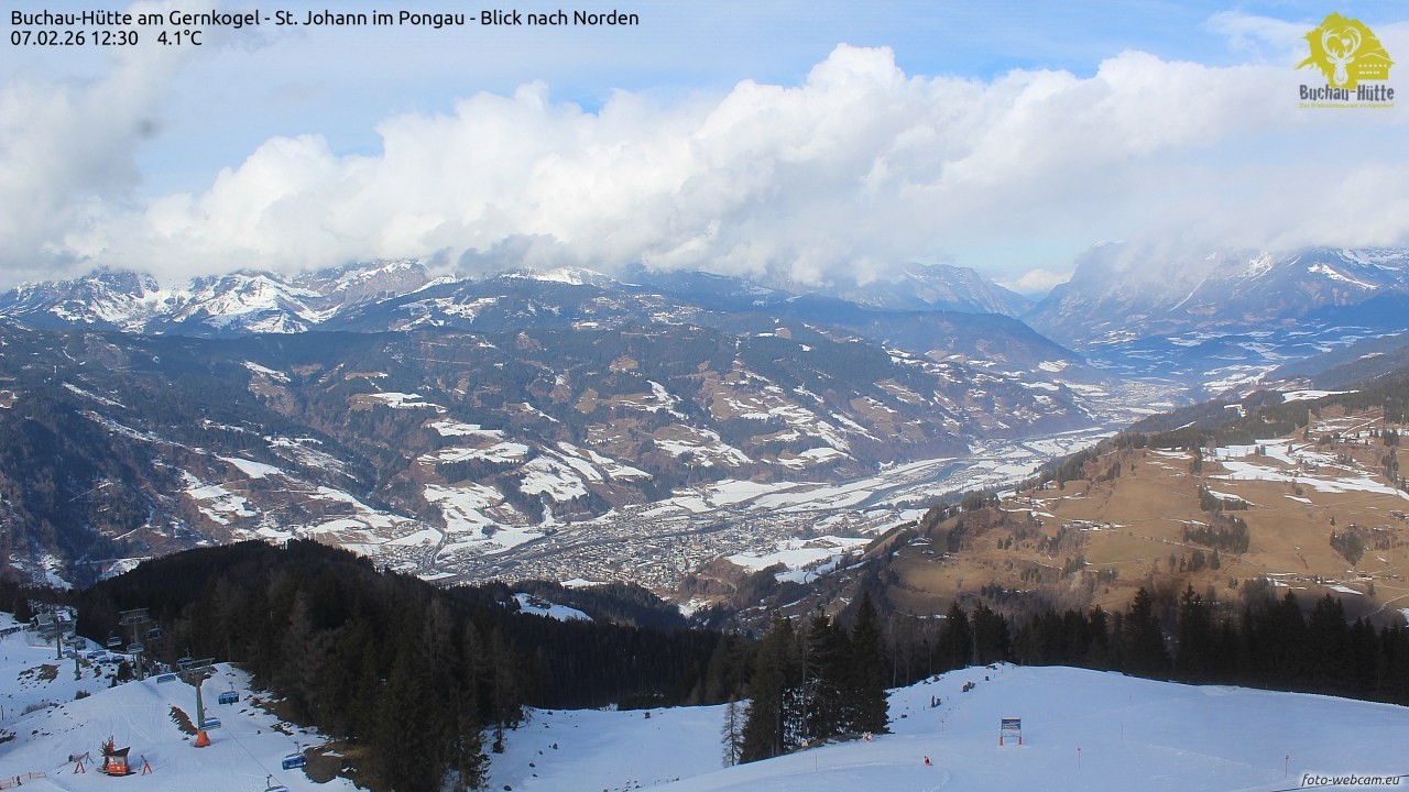 Archived image Webcam Gernkogel - View to the North