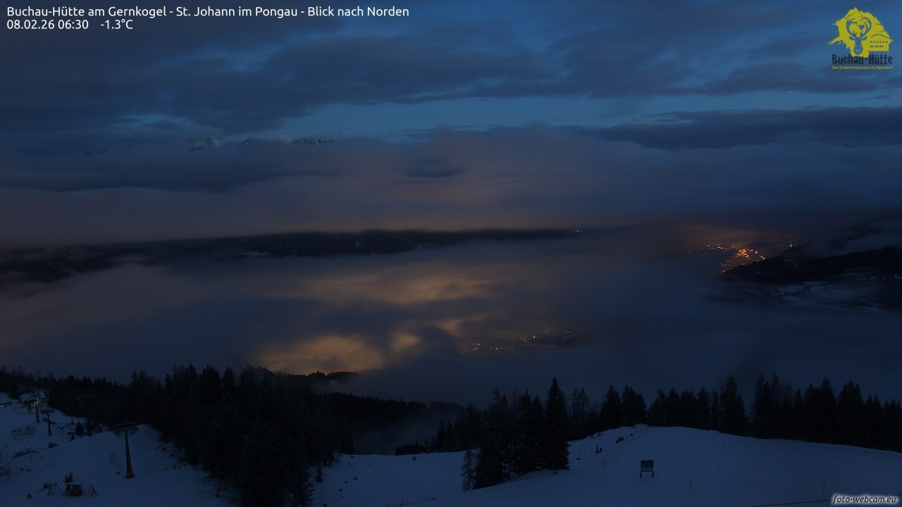 Archiv Foto Webcam Buchau-Hütte am Gernkogel - St. Johann