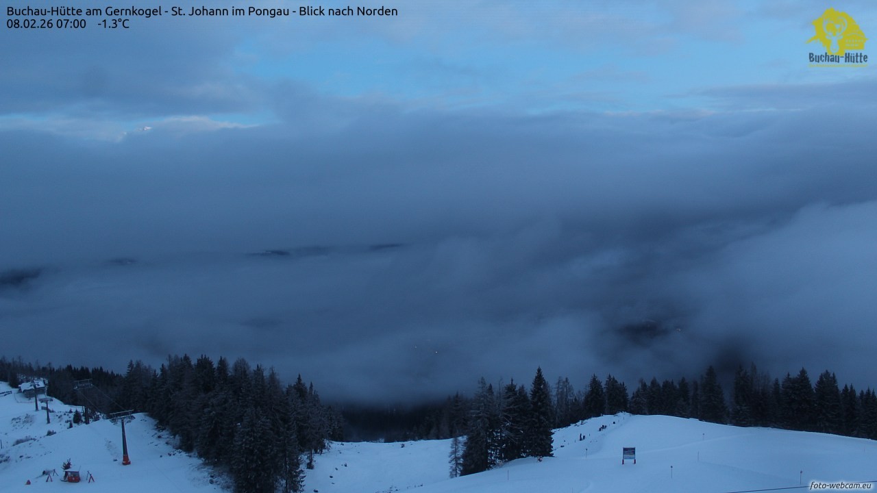 Archiv Foto Webcam Buchau-Hütte am Gernkogel - St. Johann