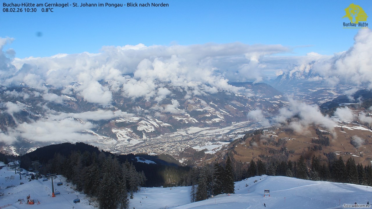 Archiv Foto Webcam Buchau-Hütte am Gernkogel - St. Johann