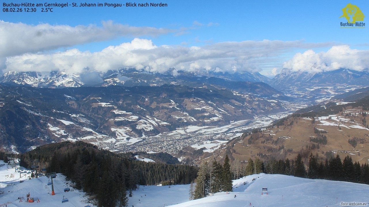 Archiv Foto Webcam Buchau-Hütte am Gernkogel - St. Johann