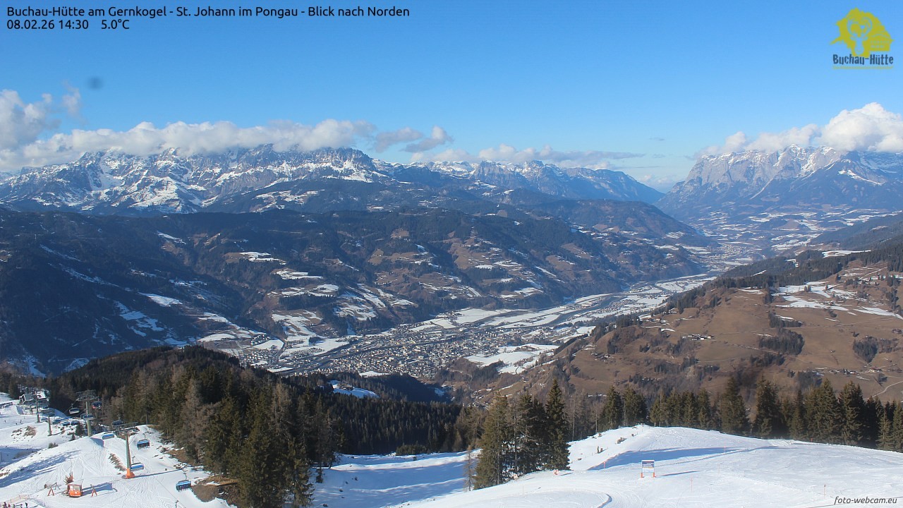 Archiv Foto Webcam Buchau-Hütte am Gernkogel - St. Johann