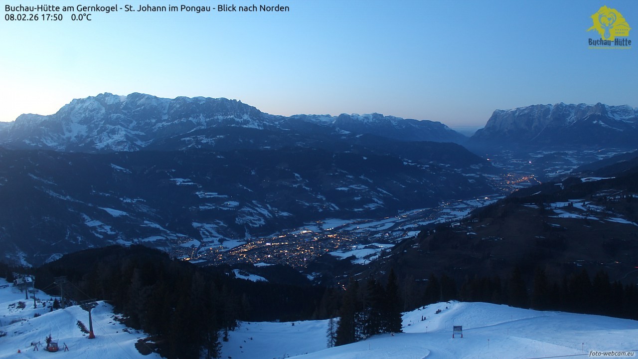 Archiv Foto Webcam Buchau-Hütte am Gernkogel - St. Johann