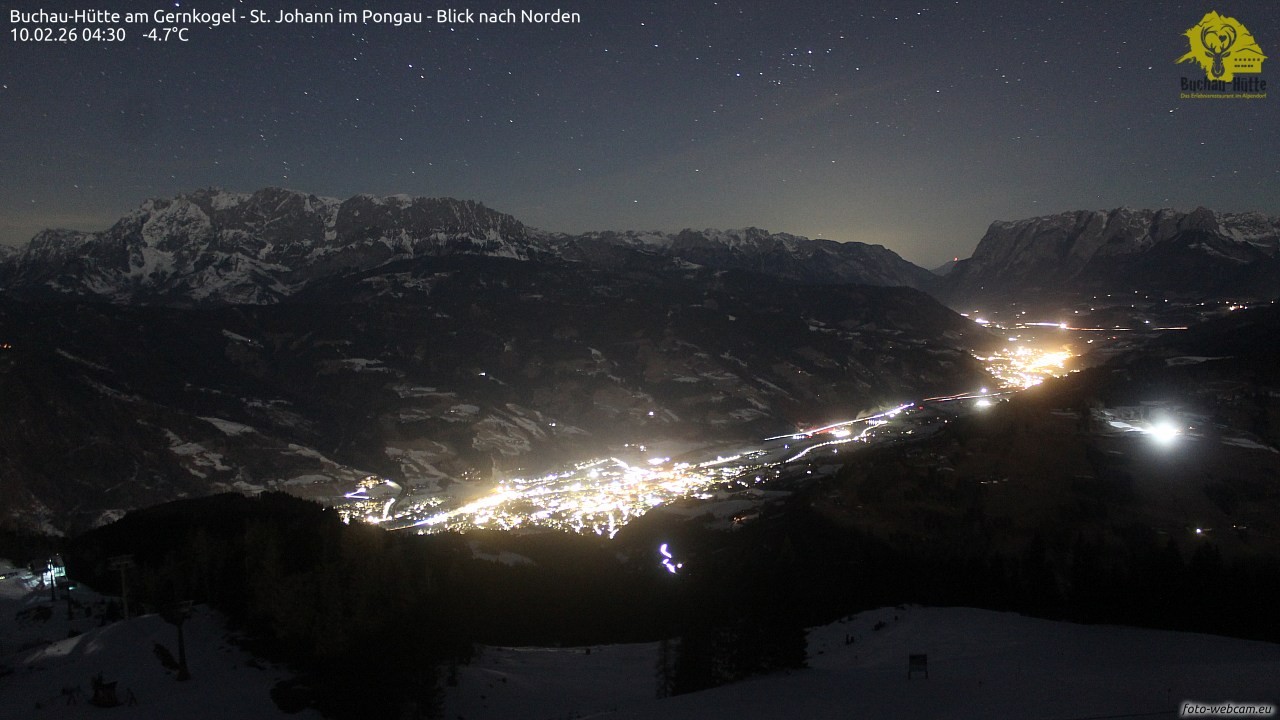Archiv Foto Webcam Buchau-Hütte am Gernkogel - St. Johann