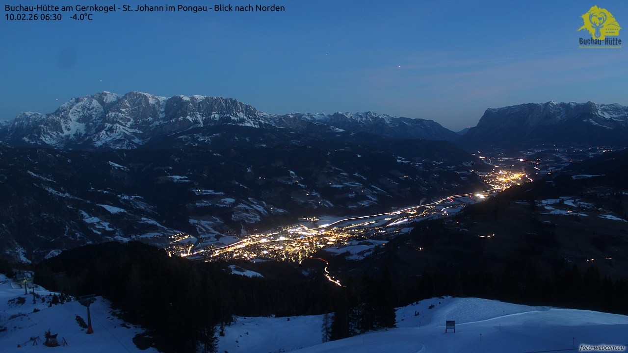 Archiv Foto Webcam Buchau-Hütte am Gernkogel - St. Johann