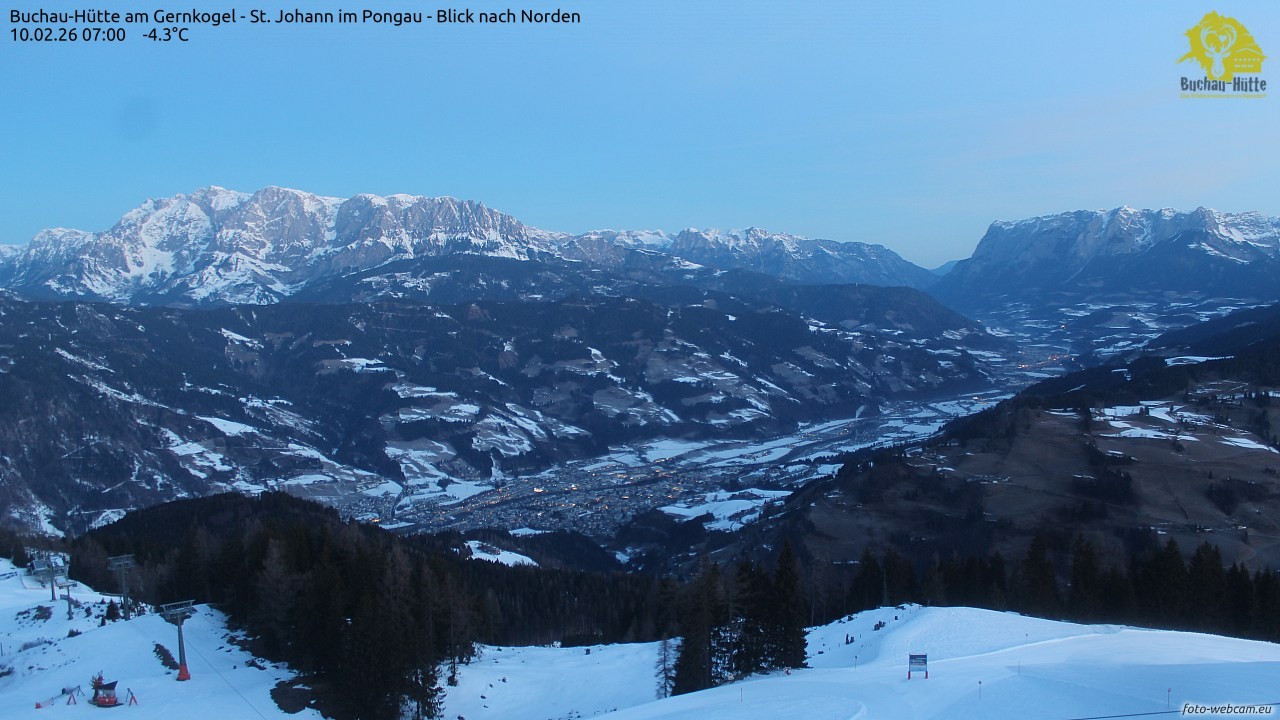 Archiv Foto Webcam Buchau-Hütte am Gernkogel - St. Johann