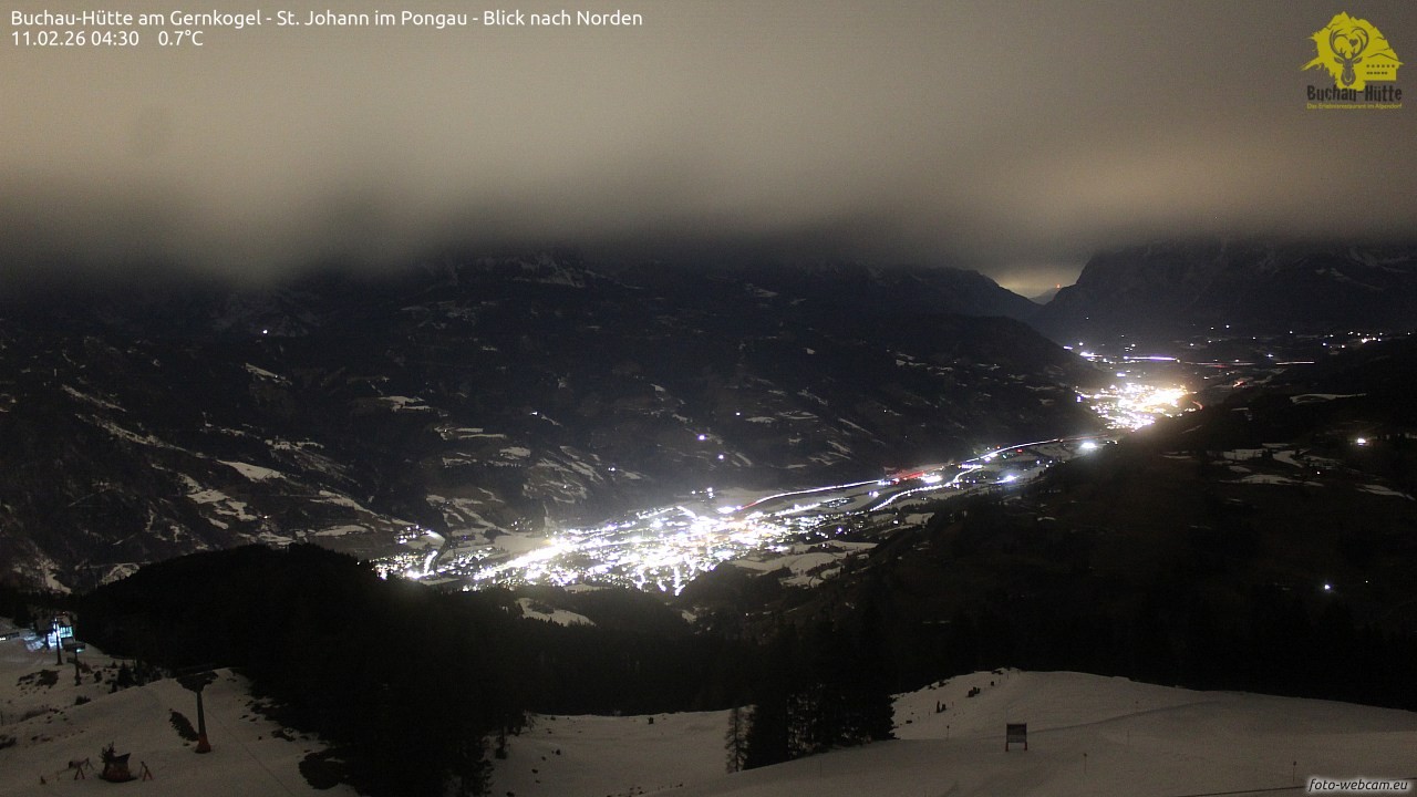 Archiv Foto Webcam Buchau-Hütte am Gernkogel - St. Johann