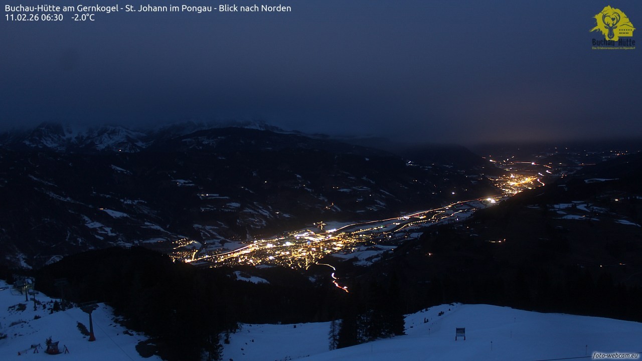 Archiv Foto Webcam Buchau-Hütte am Gernkogel - St. Johann